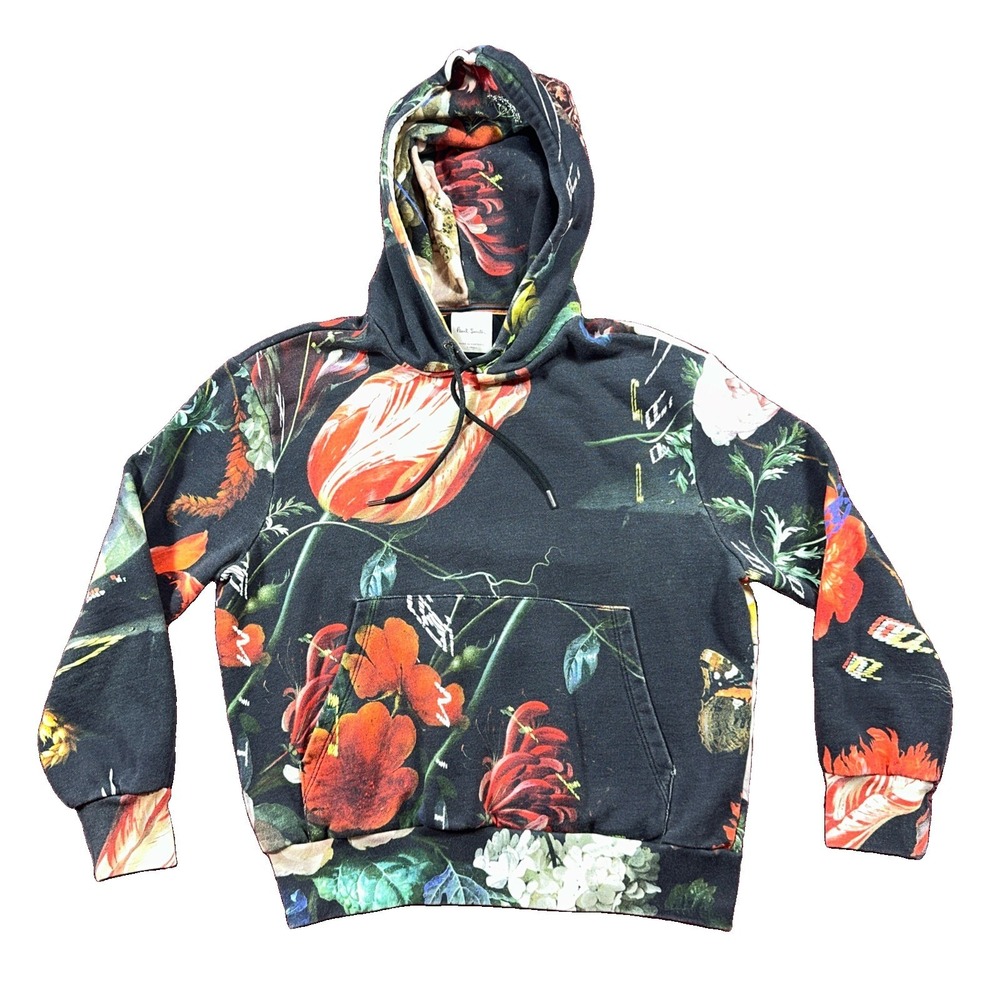 Paul Smith Women's Hoodie XS Floral All Over Graphic Print Pullover Portugal